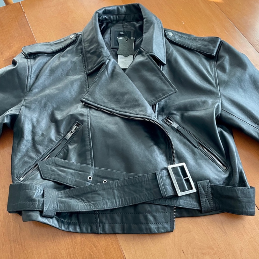 Real leather jacket